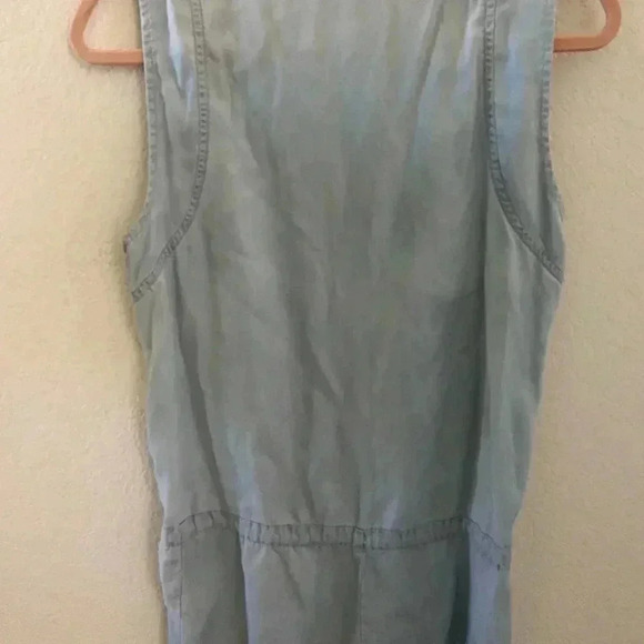 True Religion Y2K Indigo Utility Sleeveless Romper In Indigo Wash Size XS - Picture 8 of 8